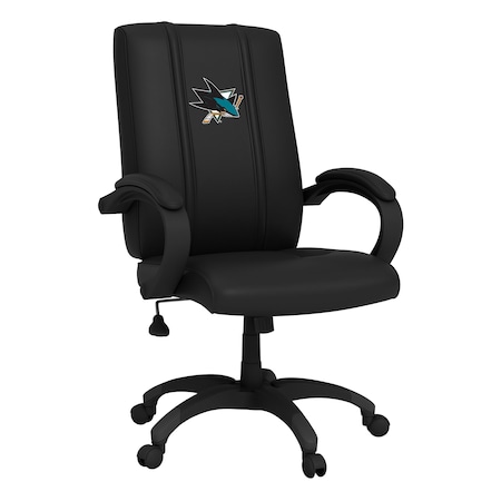 Dreamseat Office Chair 1000 with San Jose Sharks Logo XZOC1000-PSNHL42040